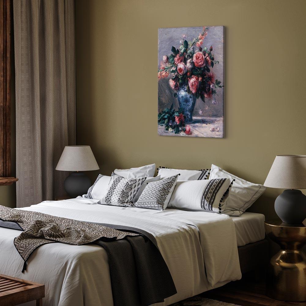Leinwandbild - Pierre-Auguste Renoir – Vase of Roses