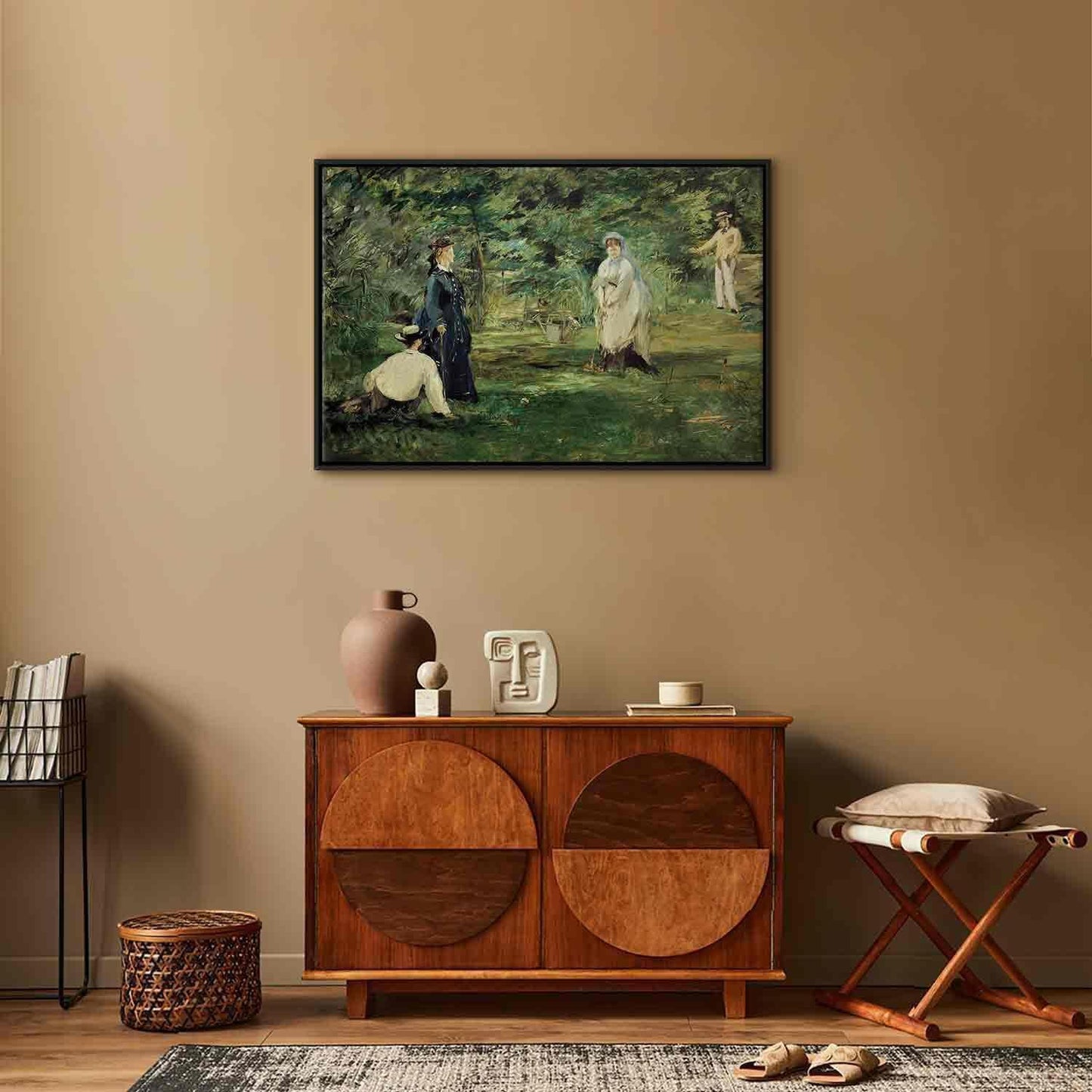 Leinwandbild - Edouard Manet – The Croquet Party in Paris