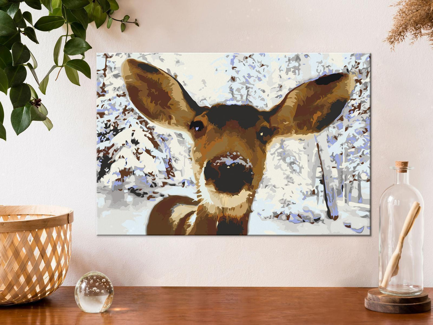 Malen nach Zahlen - Friendly Deer