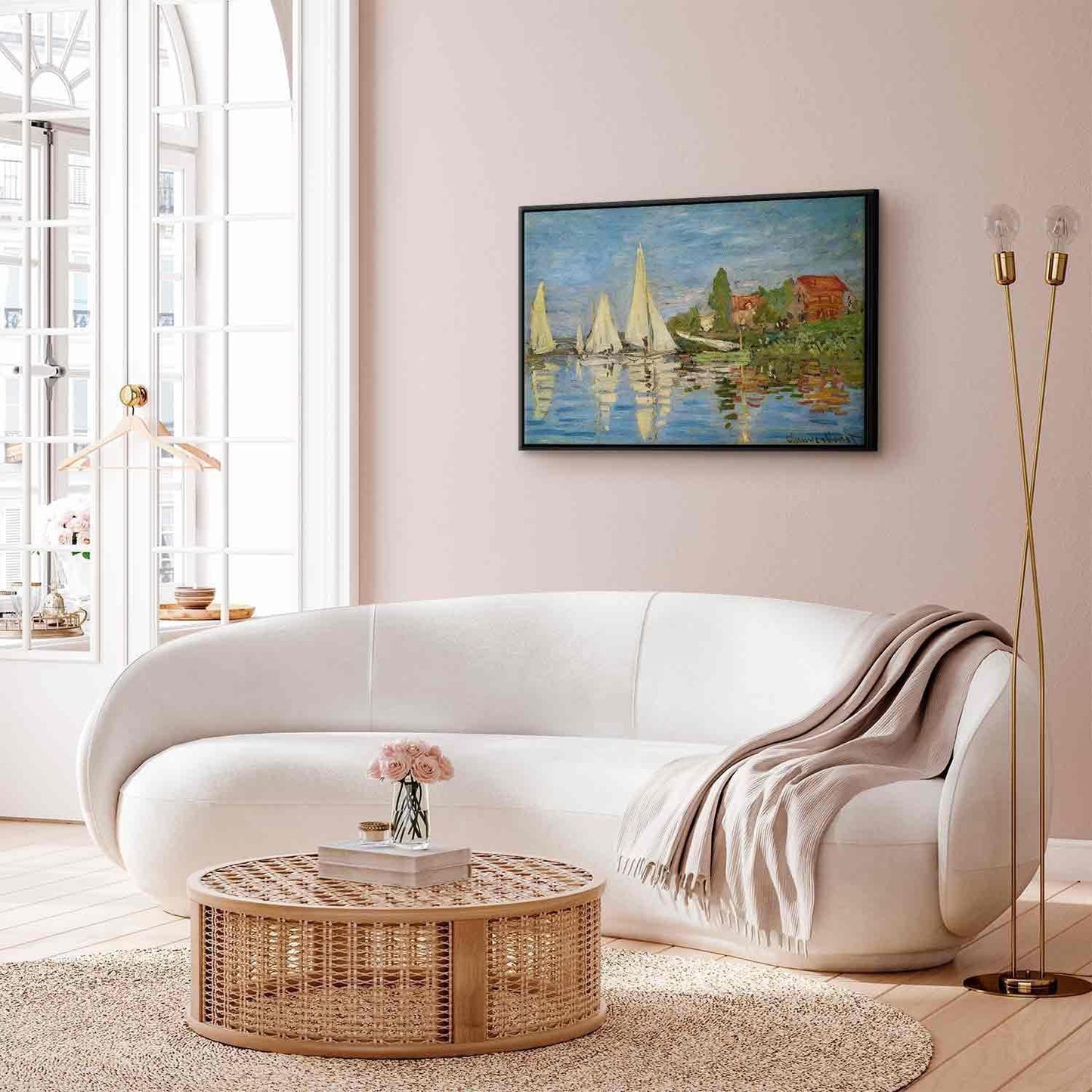 Leinwandbild - Claude Monet – Regattas at Argenteuil