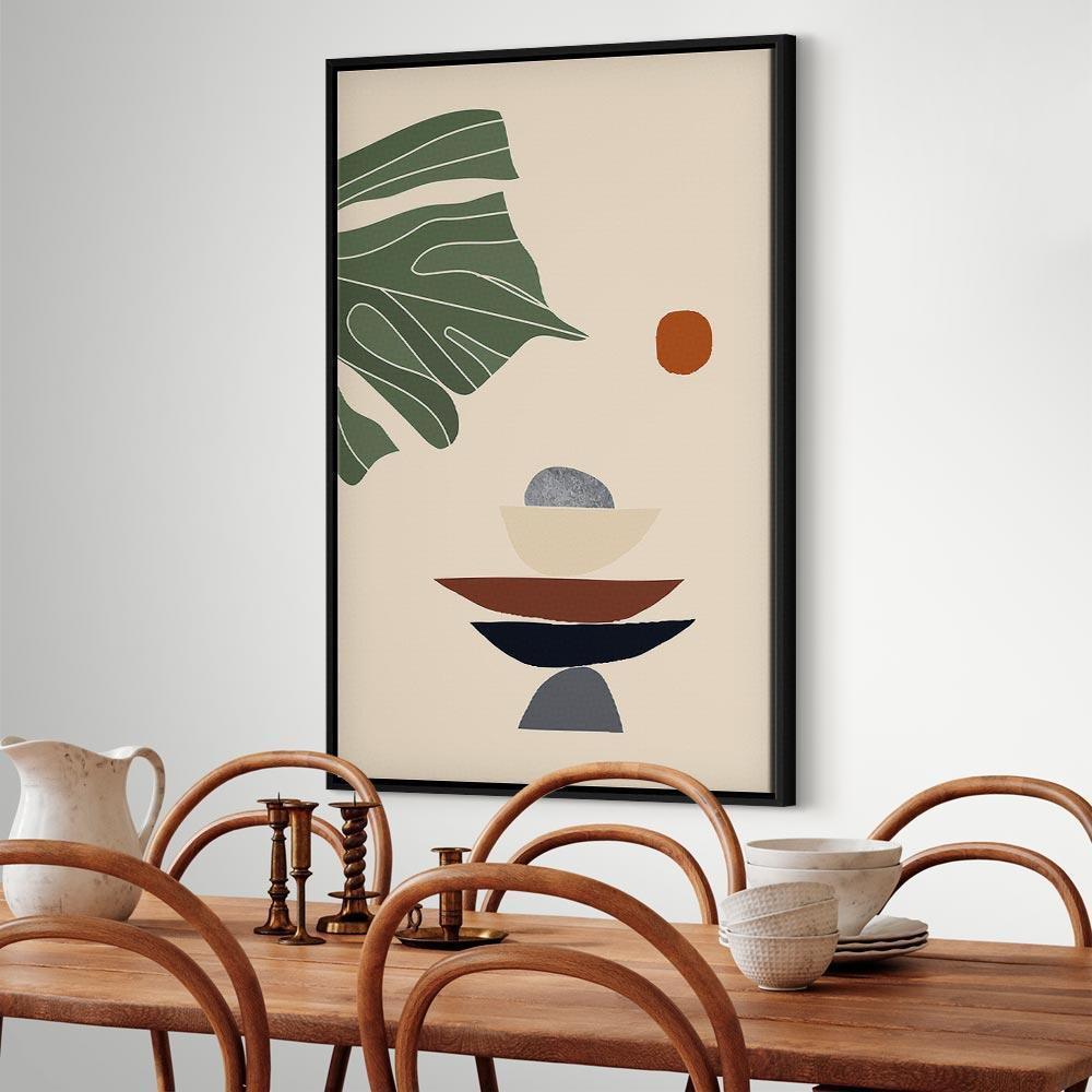 Leinwandbild - On the Sunny Terrace (1 Part) Vertical