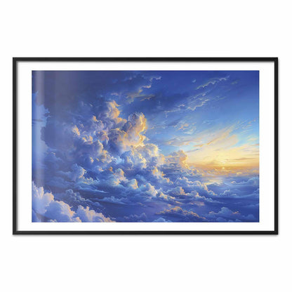 Poster - When the Sky Becomes Canvas: A Masterpiece of Nature in the Clouds