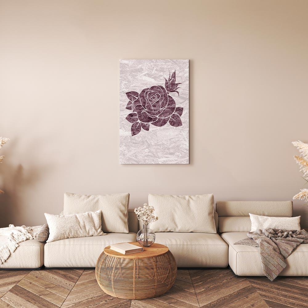 Leinwandbild - Splinters of Love (1 Part) Vertical