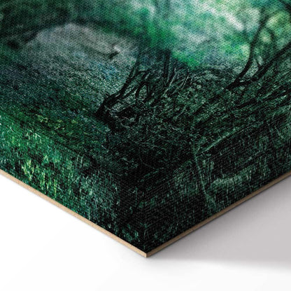 Leinwandbild - Green Pergola (1 Part) Vertical