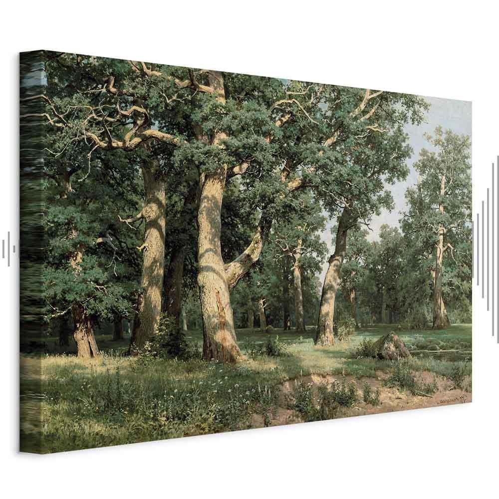 Leinwandbild - Ivan Shishkin – Oak Forest