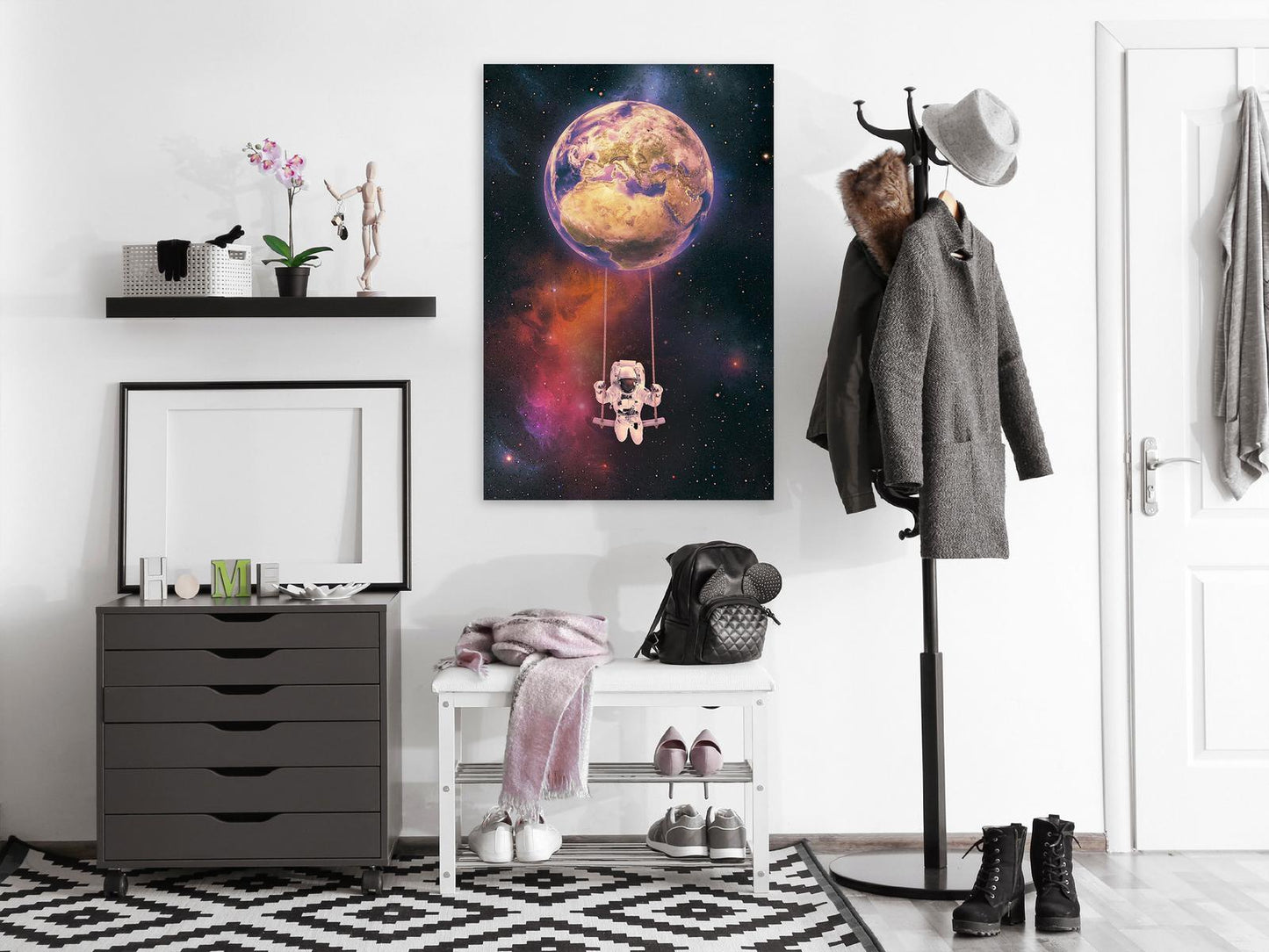 wandbild - Space Swing