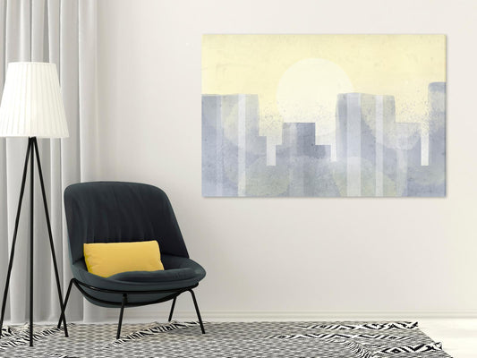 Leinwandbild - Modern City (1 Part) Wide - Third Variant