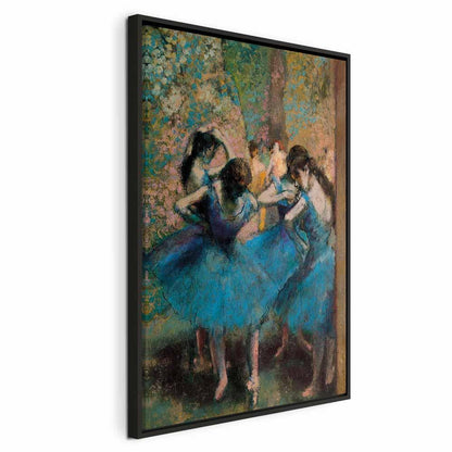 Leinwandbild - Edgar Degas – Blue Dancers