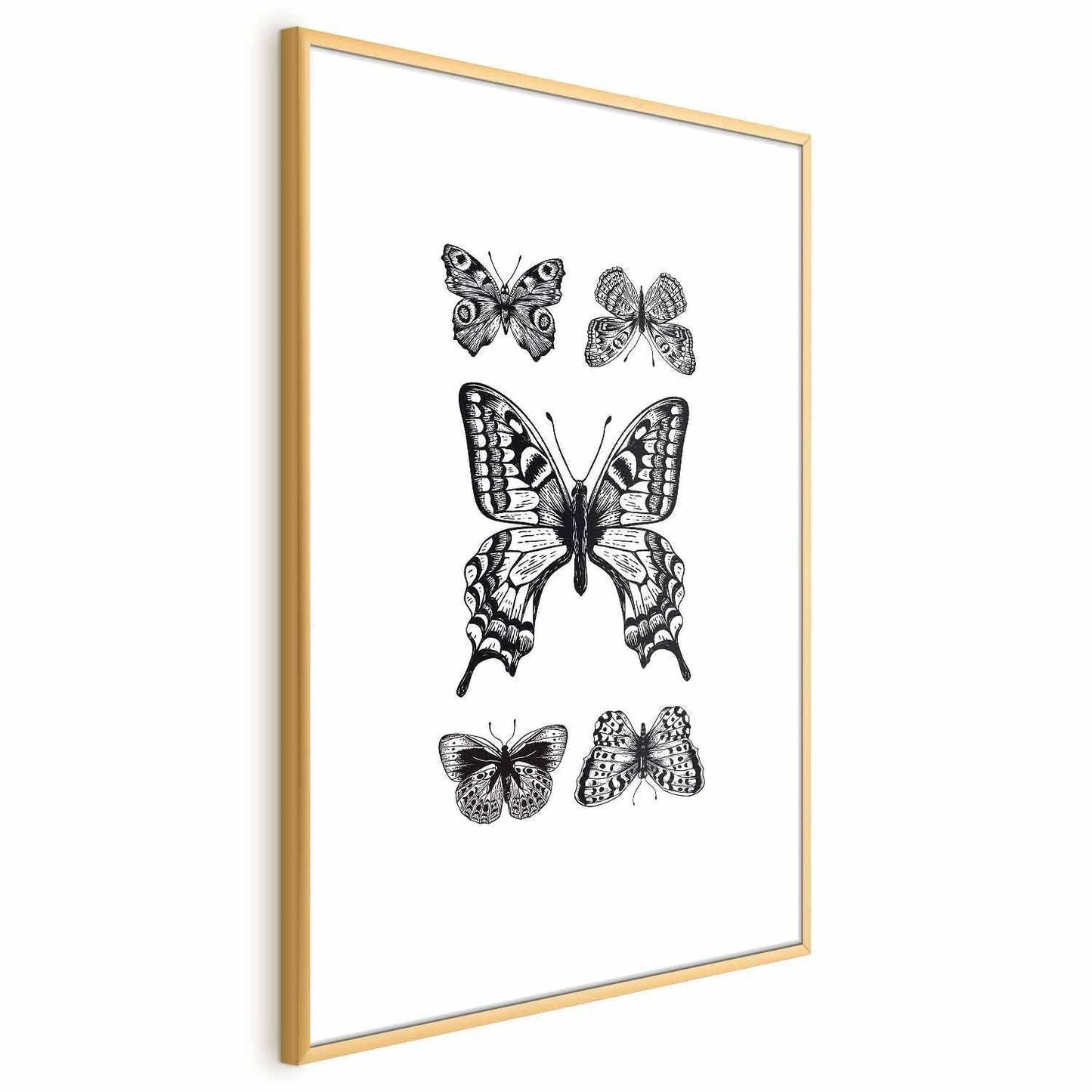 Poster - Five Butterflies Artgeist