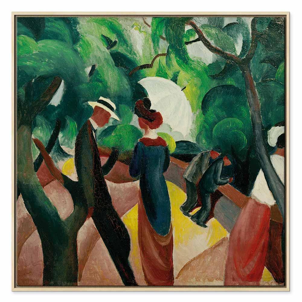 Leinwandbild - August Macke – Promenade