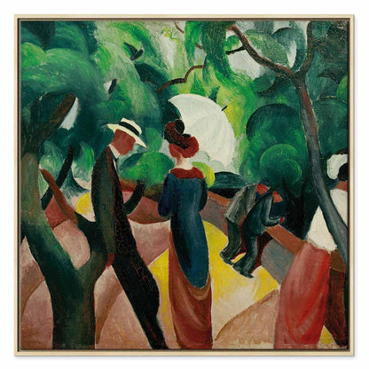 Leinwandbild - August Macke – Promenade