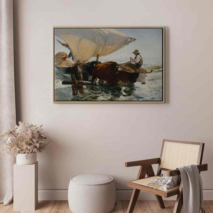 Leinwandbild - The Return from Fishing (Joaquín Sorolla y Bastida) Artgeist