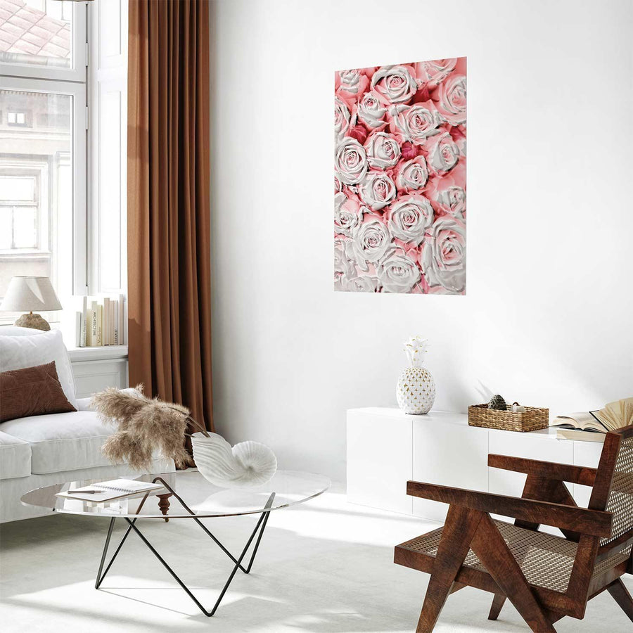 Poster - White Roses Artgeist