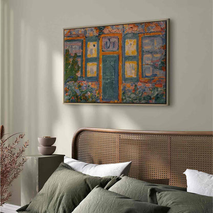 Leinwandbild - Piet Mondrian – House in Sunlight