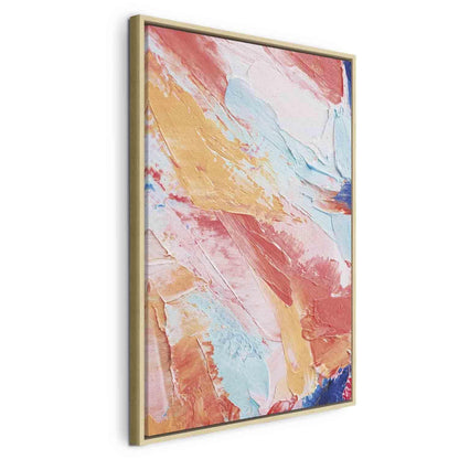Leinwandbild - Spring Shades - A Colorful Mix of Warm and Cool Tones on Canvas Artgeist
