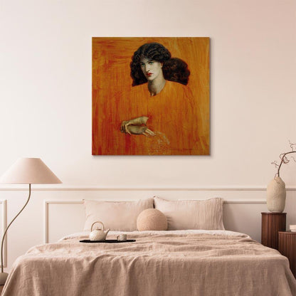 Leinwandbild - Dante Gabriel Rossetti – La Donna della Finestra