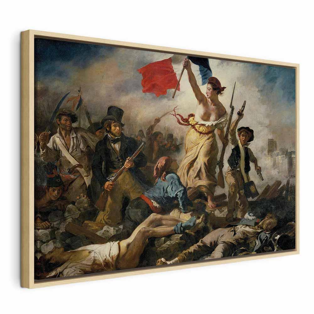 Leinwandbild - Eugène Delacroix – Liberty Leading the People