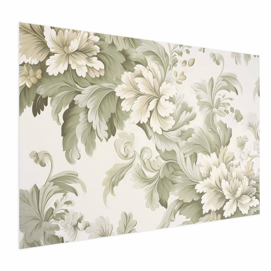 Poster - Vintage Flowers in Light Colors Artgeist