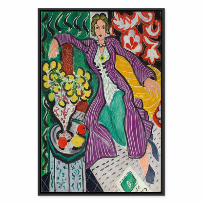 Leinwandbild - Henri Matisse – Woman in a Purple Coat