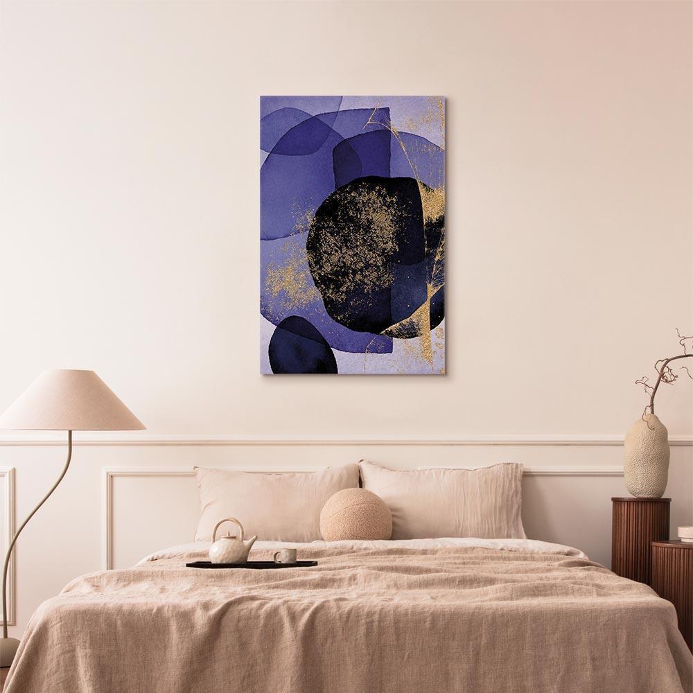 Leinwandbild - Purple Kaleidoscope (1 Part) Vertical