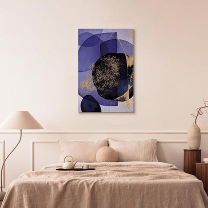 Leinwandbild - Purple Kaleidoscope (1 Part) Vertical