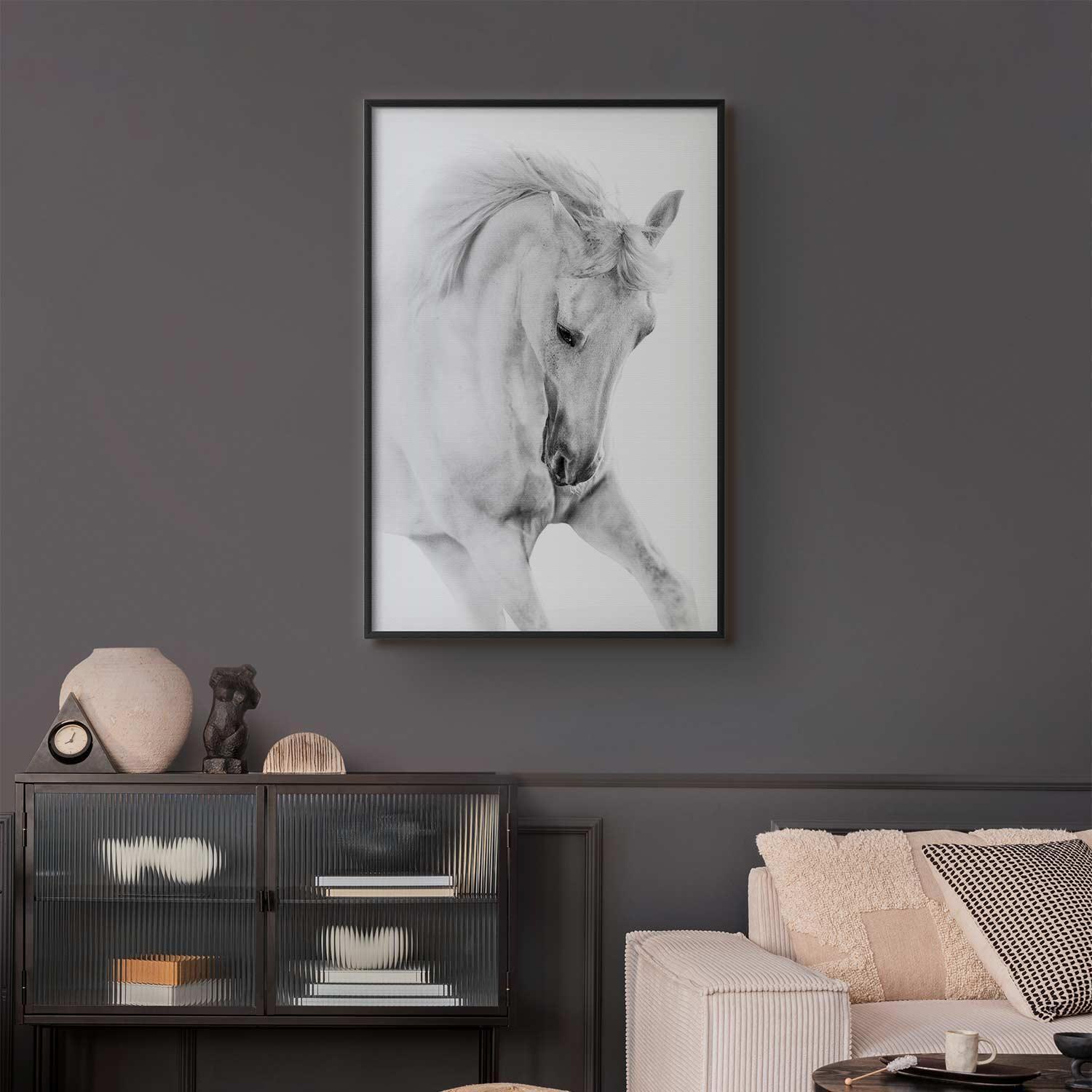 Poster - White Horse Artgeist