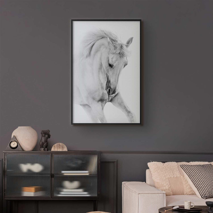 Poster - White Horse Artgeist