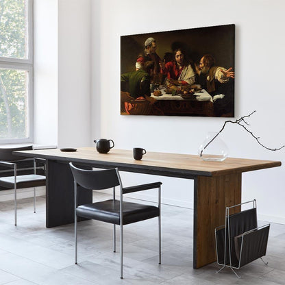 Leinwandbild - Caravaggio – Supper at Emmaus