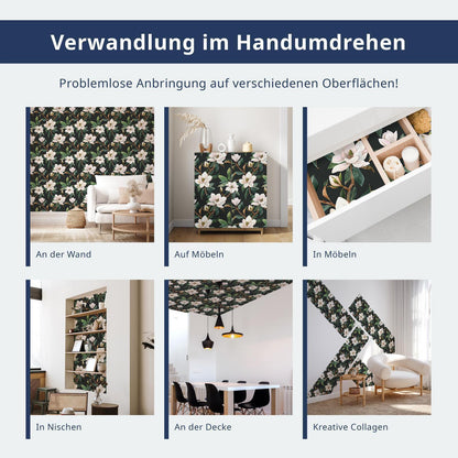 Tapete - Blue Panels - Wooden planks in a pastel blue shade