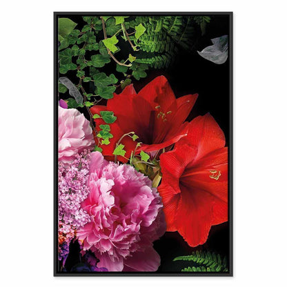 Leinwandbild - Floral Symphony (1 Part) Vertical