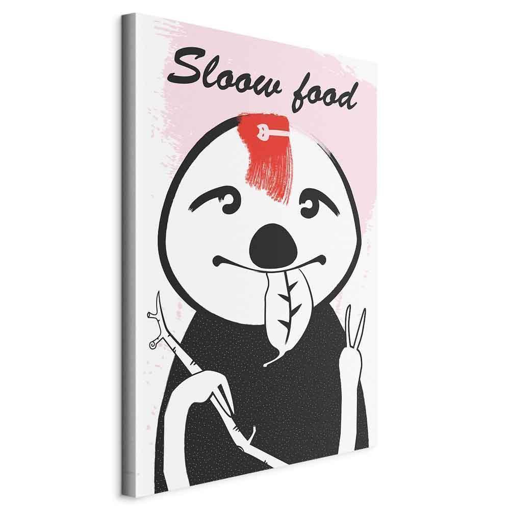 Leinwandbild - Sloth Trendsetter (1 Part) Vertical