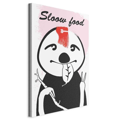 Leinwandbild - Sloth Trendsetter (1 Part) Vertical