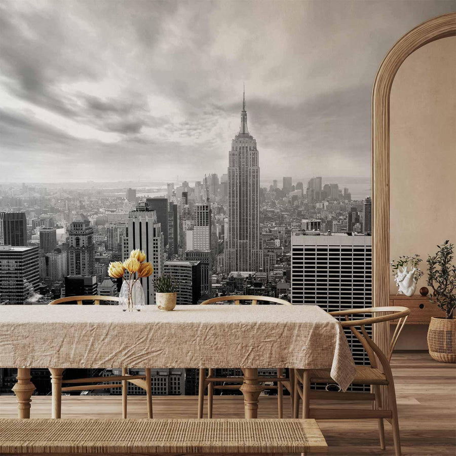 Fototapete Altes New York – Nostalgische Stadtansicht