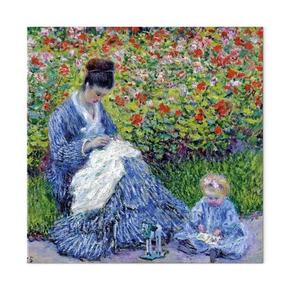 Leinwandbild - Claude Monet – Madame Monet and Her Son