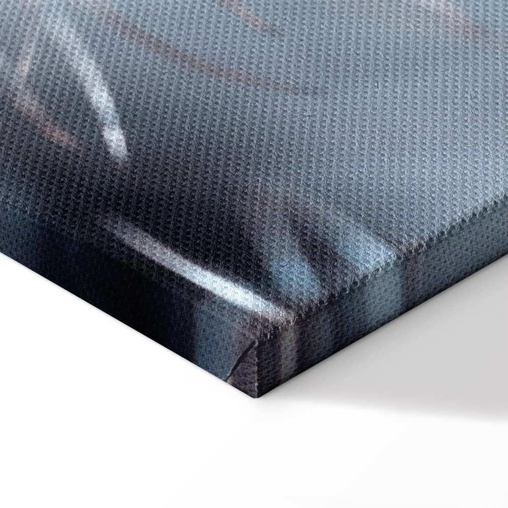 Leinwandbild - Plant in Blues (1 Part) Vertical