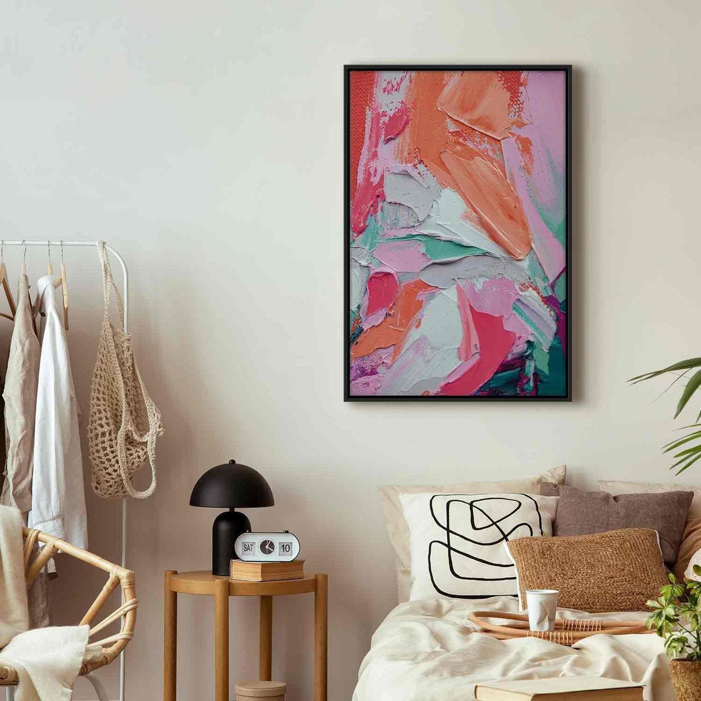 Leinwandbild - Energetic Colors - Abstract Composition with Intense Colors