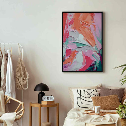 Leinwandbild - Energetic Colors - Abstract Composition with Intense Colors