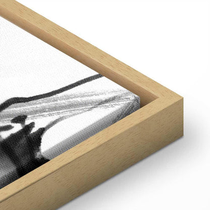 Leinwandbild - Winged Love (1 Part) Vertical