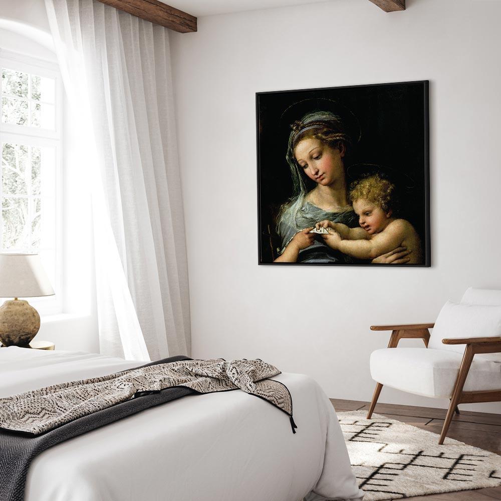 Leinwandbild - Rafael Santi – The Virgin of the Rose