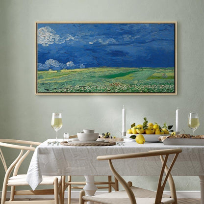 Leinwandbild - Vincent van Gogh – Wheatfield under Thunderclouds