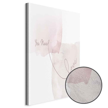 Leinwandbild - You Need Love (1 Part) Vertical