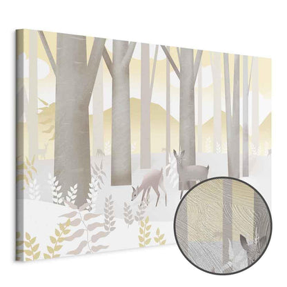 Leinwandbild - Fairy-Tale Forest (1 Part) Vertical - Third Variant