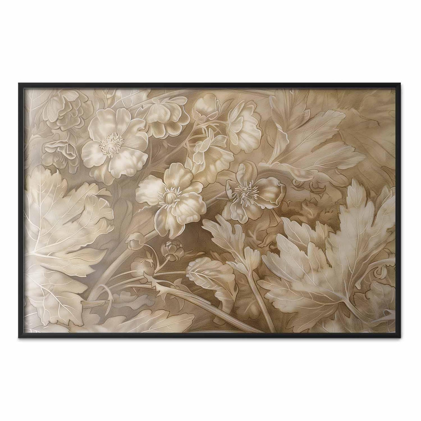 Poster - Ornamental Floral Carvings