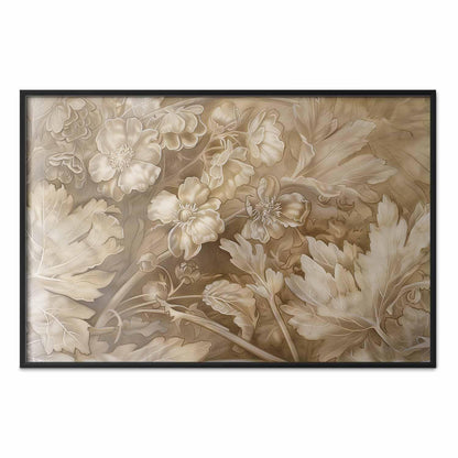 Poster - Ornamental Floral Carvings