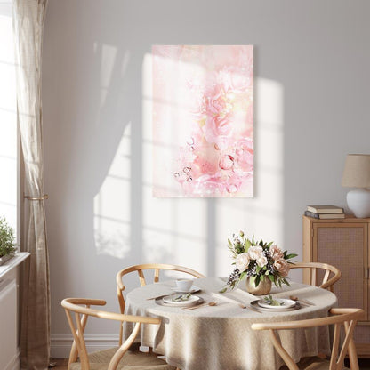 Leinwandbild - Pink Nature (1 Part) Vertical