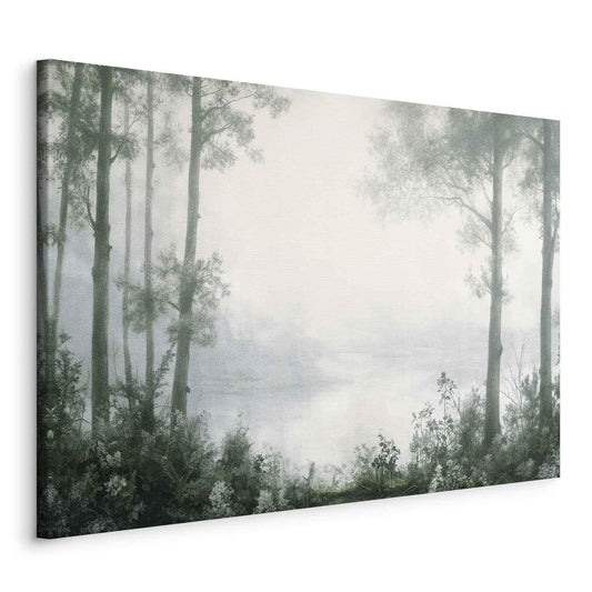 Leinwandbild - Retro-Landschaft - Nostalgische Naturidylle Artgeist