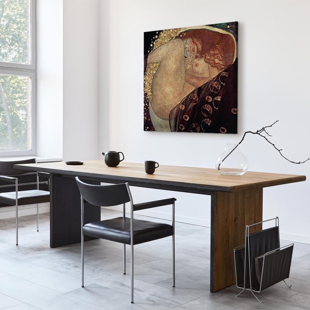 Leinwandbild - Gustav Klimt – Danae