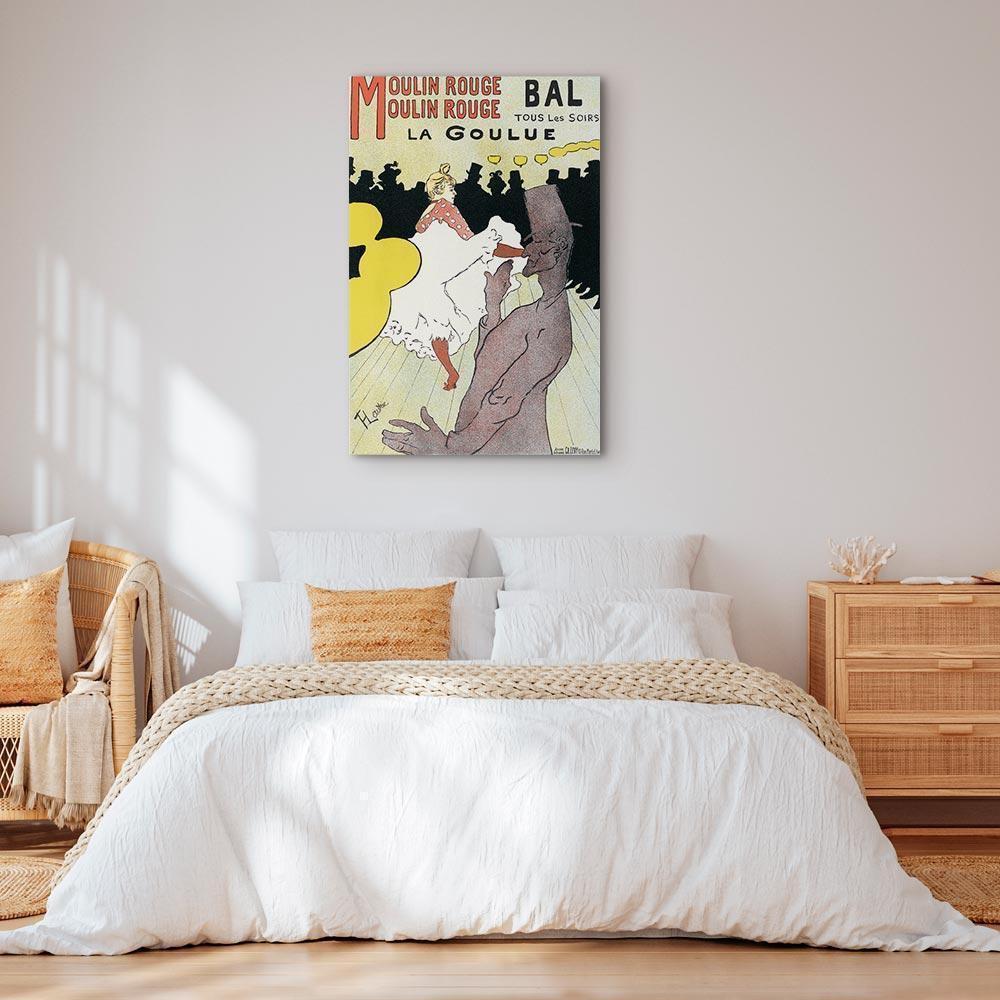 Leinwandbild - Henri de Toulouse-Lautrec – Moulin Rouge – La Goulue