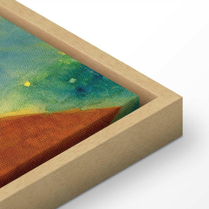 Leinwandbild - August Macke – With a Yellow Jacket