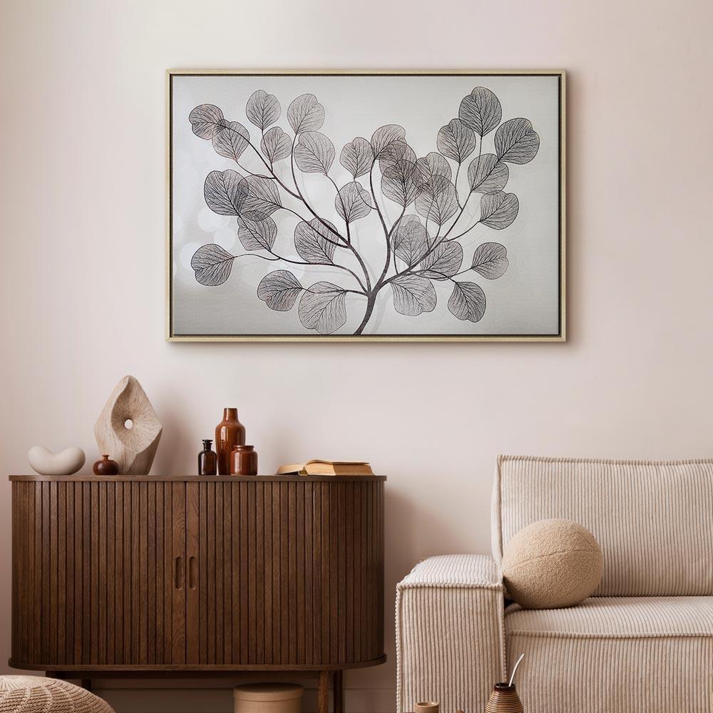 Leinwandbild - Leaves in the Wind (1 Part) Wide